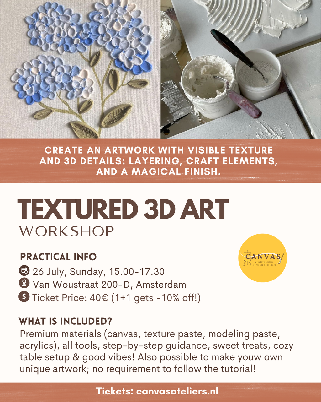 26/07 - Textured 3D Art Workshop