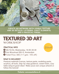 28/10 - Textured 3D Art Workshop (18.00)