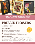 30/08 - Pressed Floral Art Workshop
