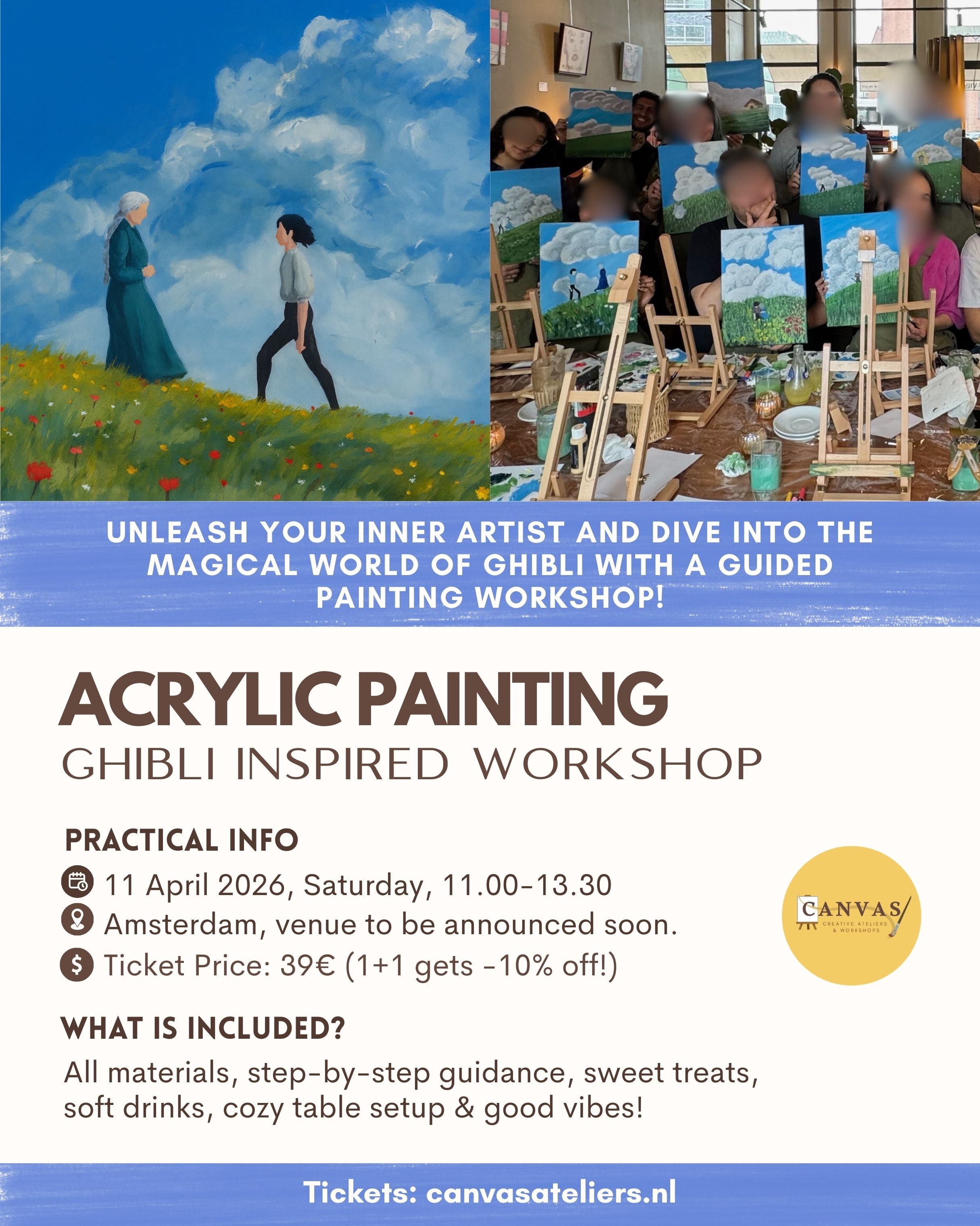 11/04 - Ghibli-inspired Painting Workshop