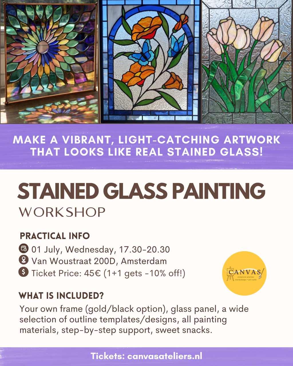 01/07 - Stained Glass Painting Workshop