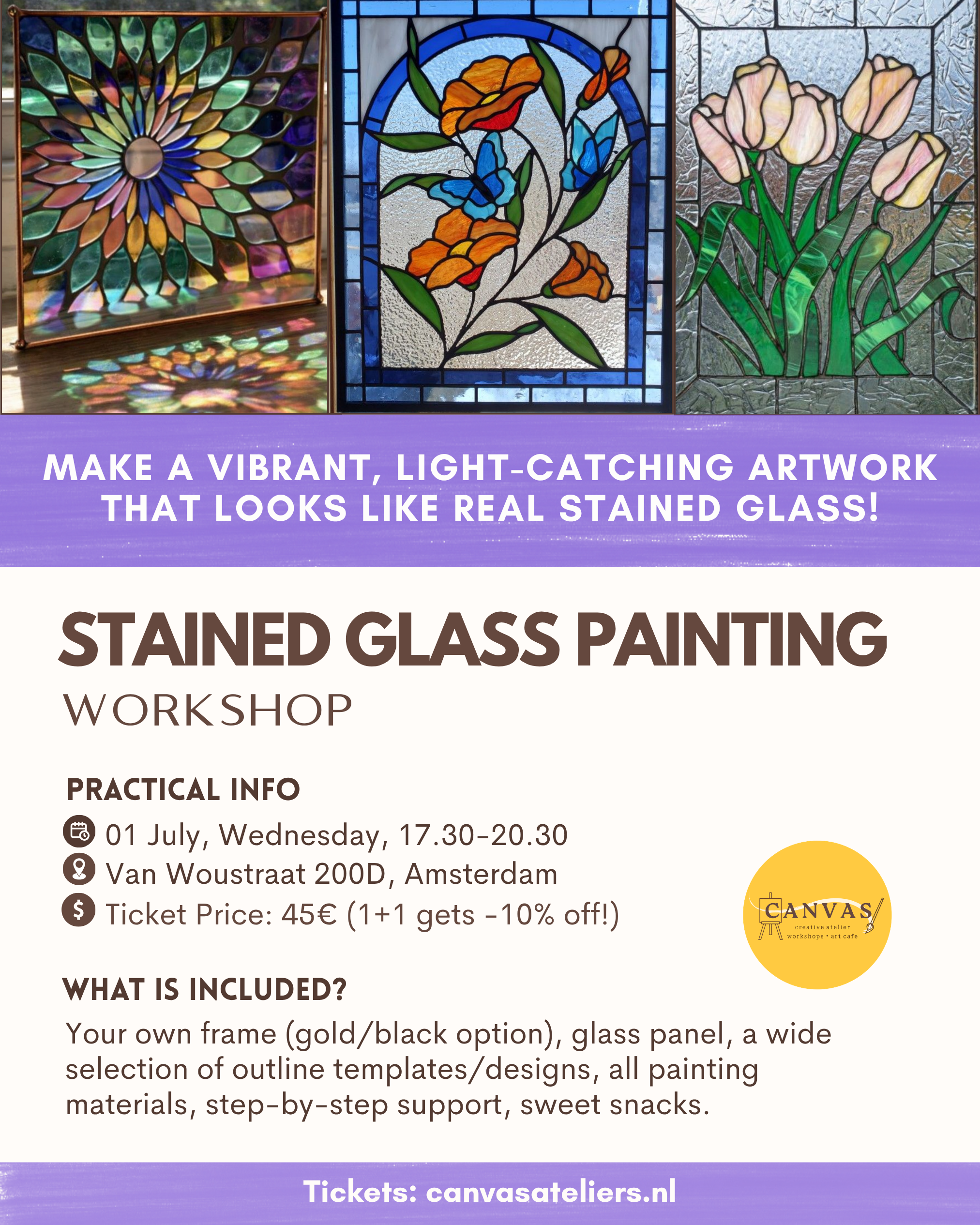 01/07 - Stained Glass Painting Workshop