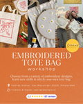 Embroidered Tote Bag Workshop