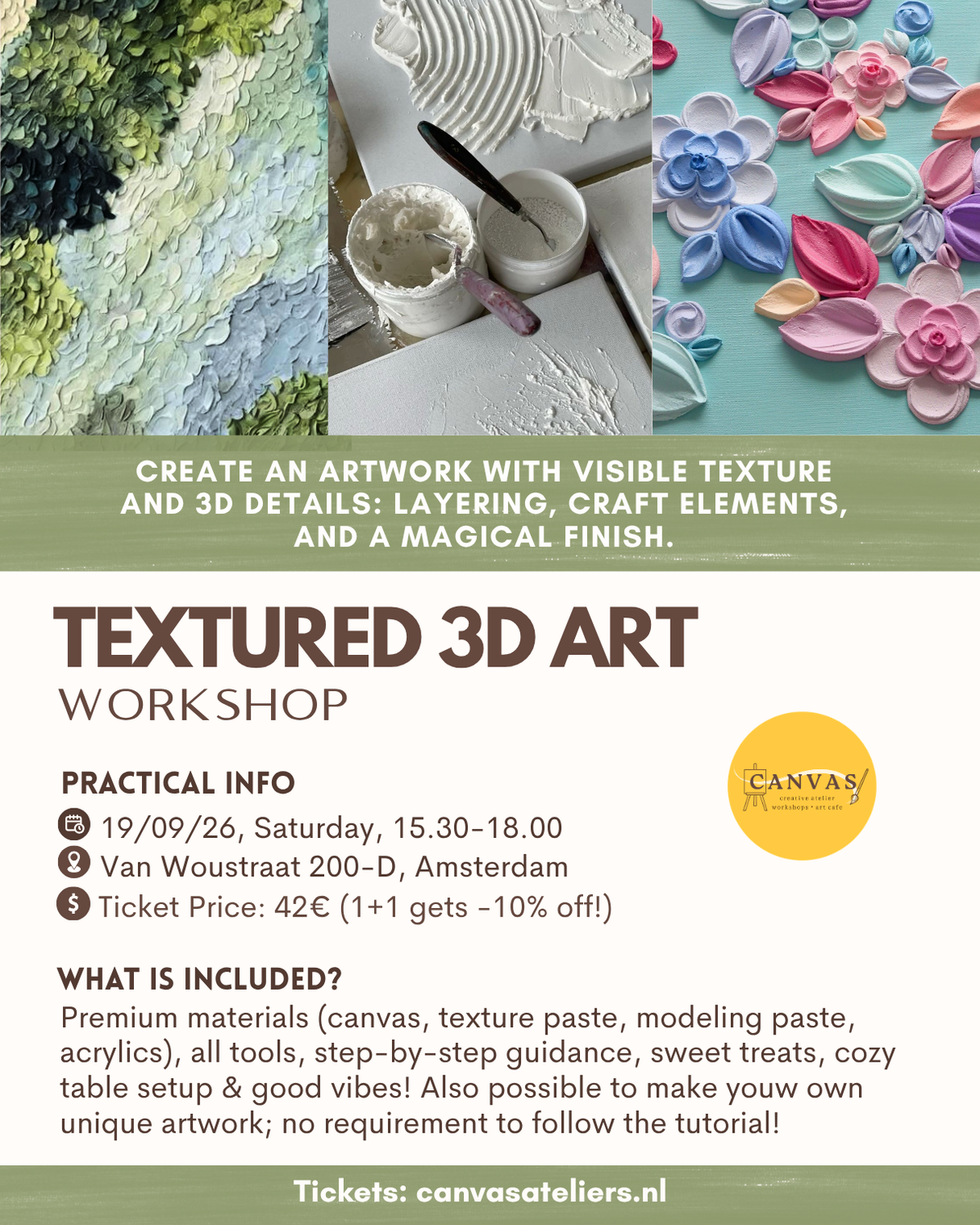 19/09- Textured 3D Art Workshop