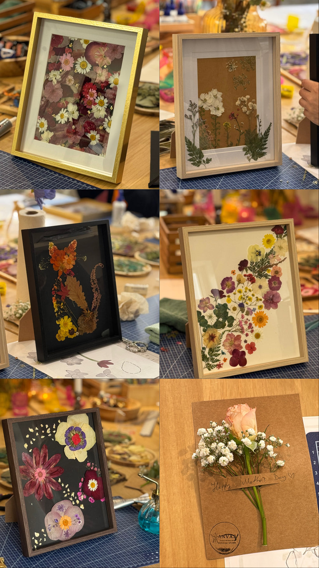 22/07 - Pressed Floral Art Workshop