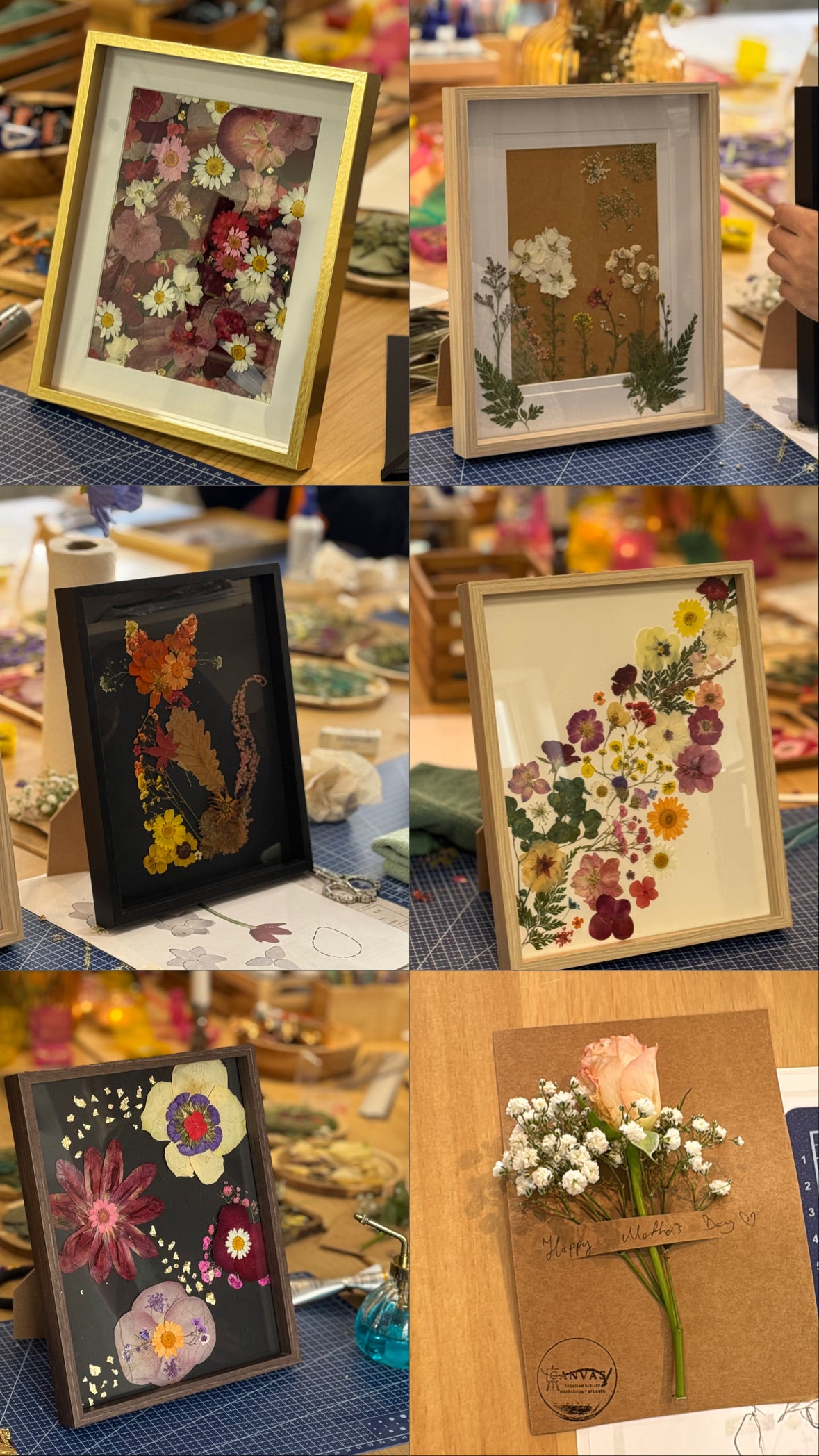 22/07 - Pressed Floral Art Workshop