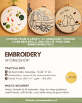 25/04 - Embroidery Workshop