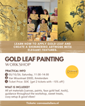 03/10 - Gold Leaf Painting Worskhop