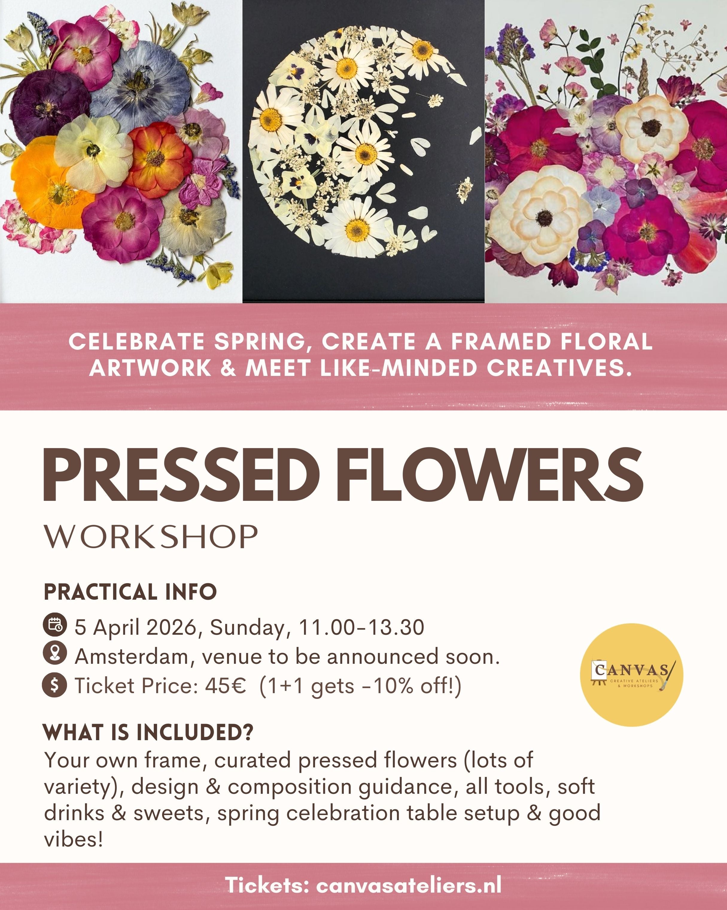 05/04 - Pressed Floral Art Workshop