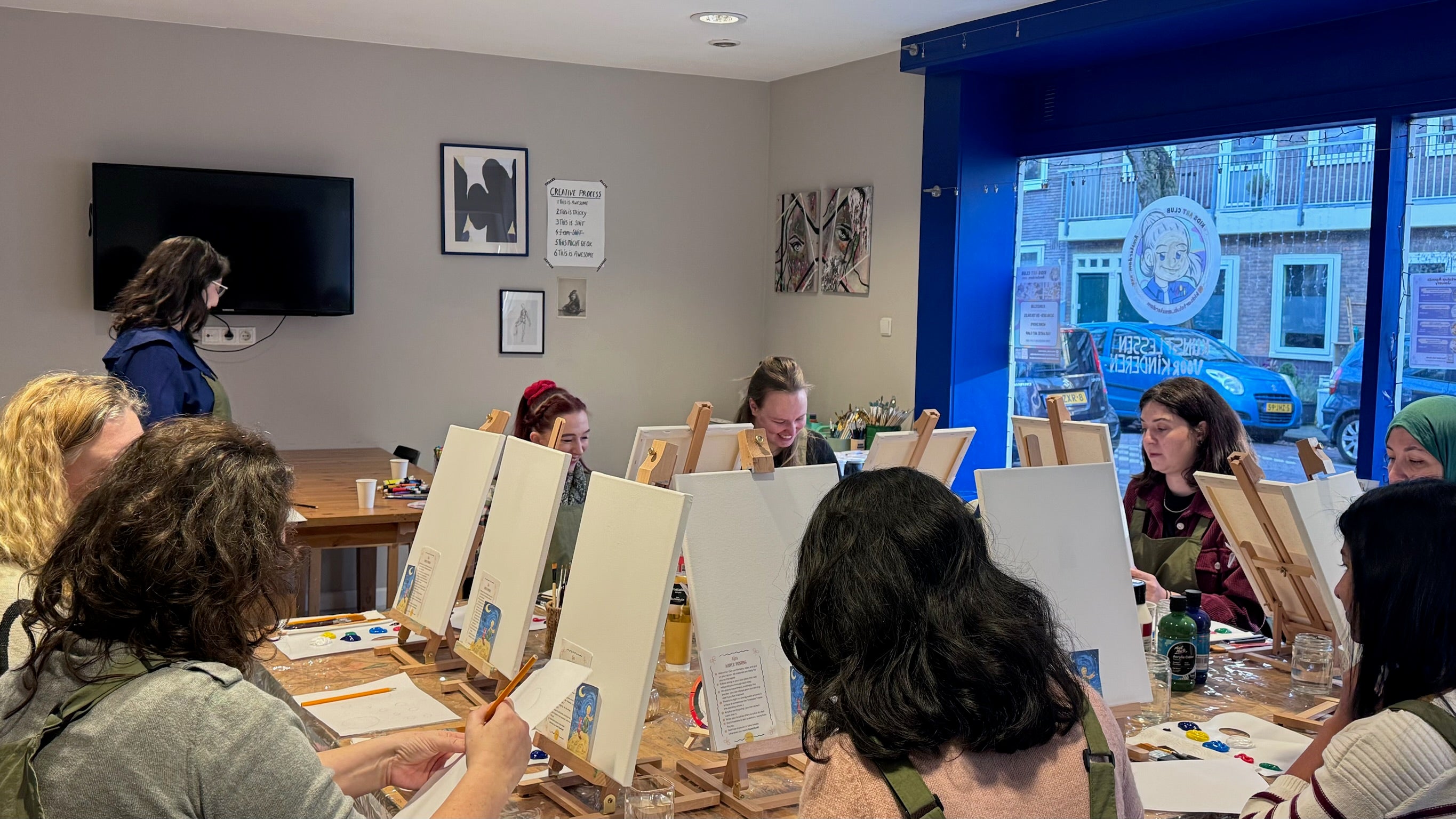 03/05 - Van Gogh Style Sunflowers Painiting Workshop