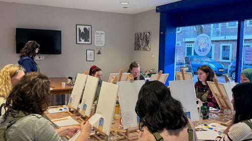 03/05 - Van Gogh Style Sunflowers Painiting Workshop