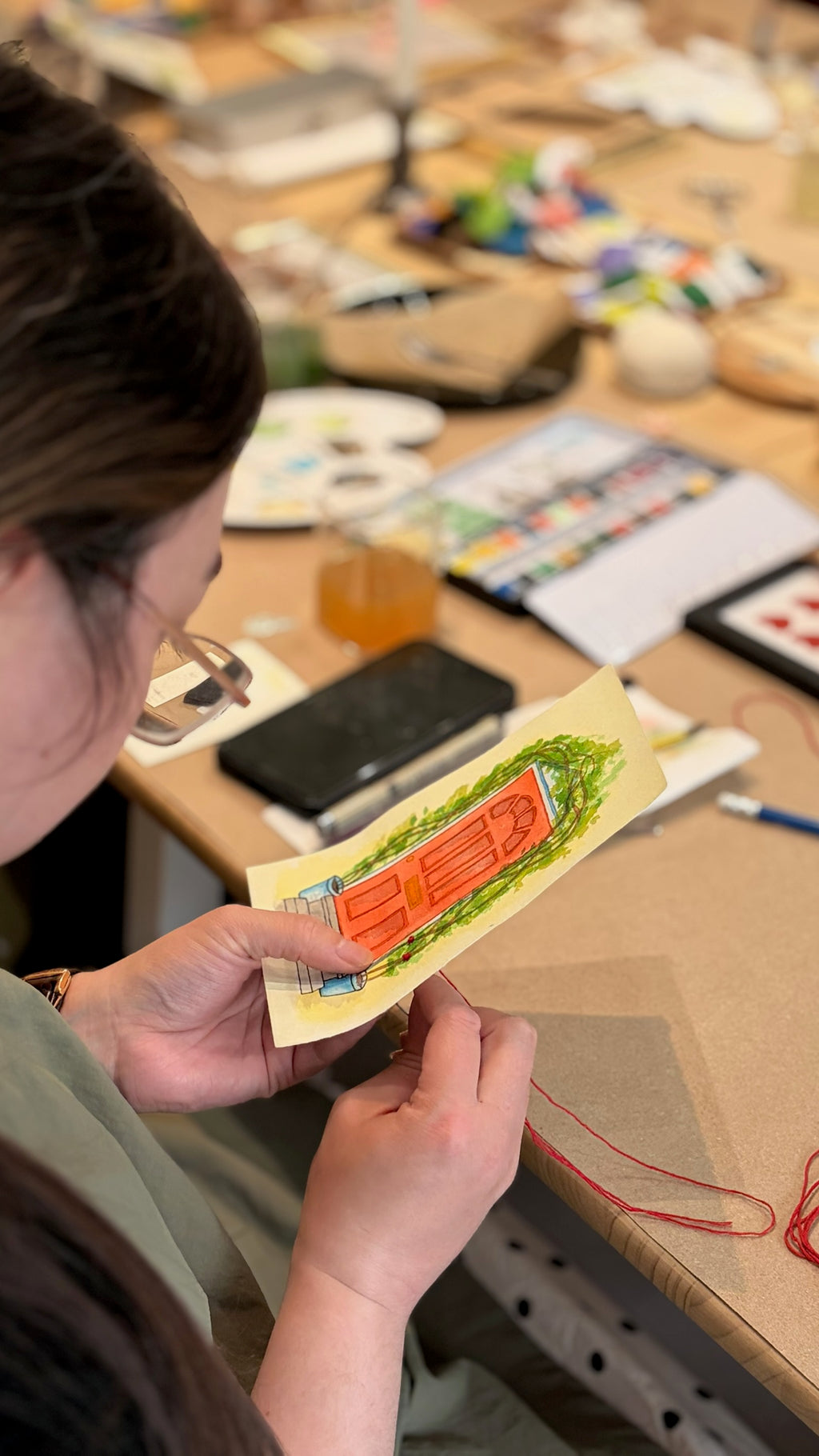 12/06 - Embroidered Watercolor Painting Workshop