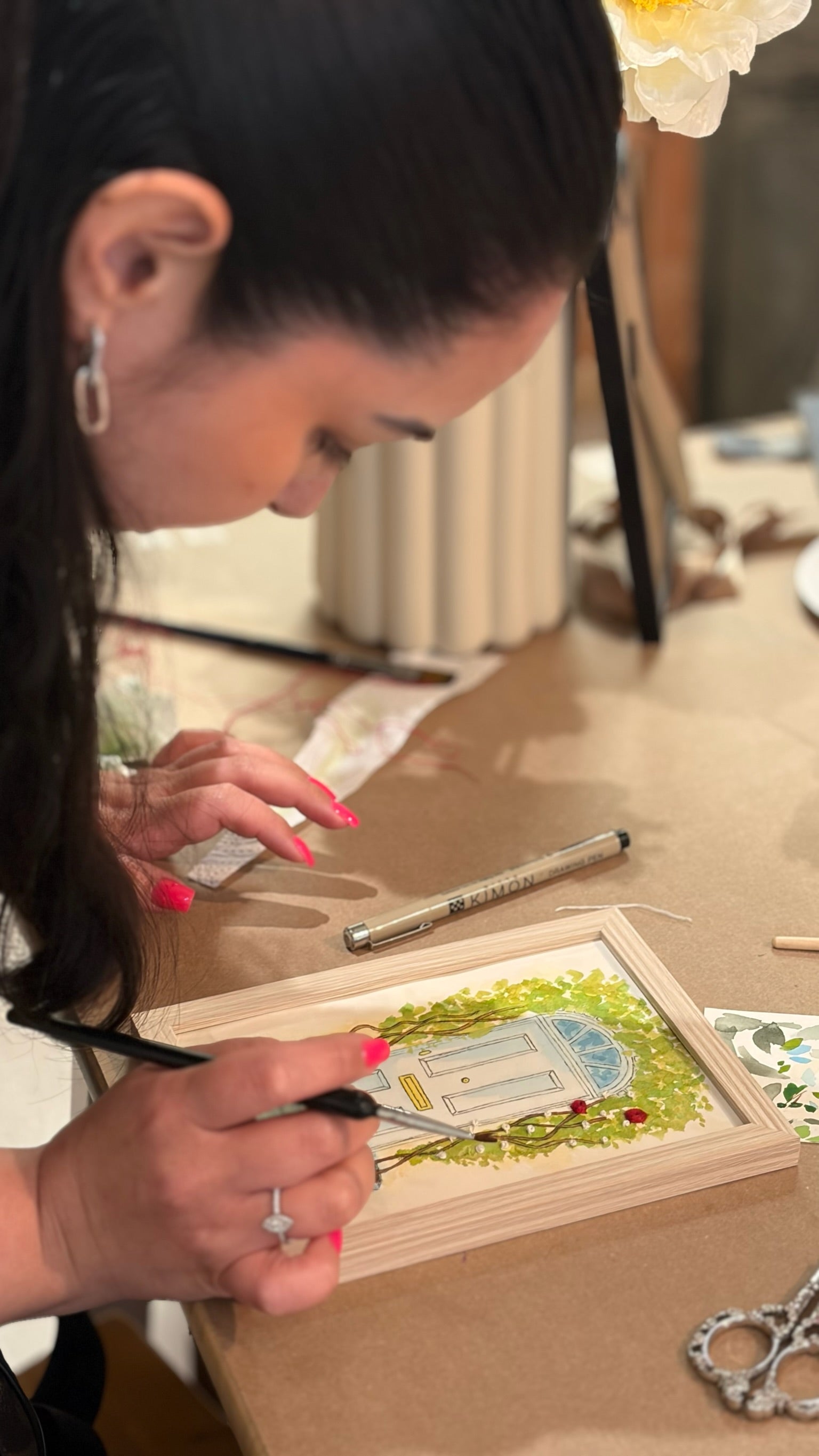 12/06 - Embroidered Watercolor Painting Workshop