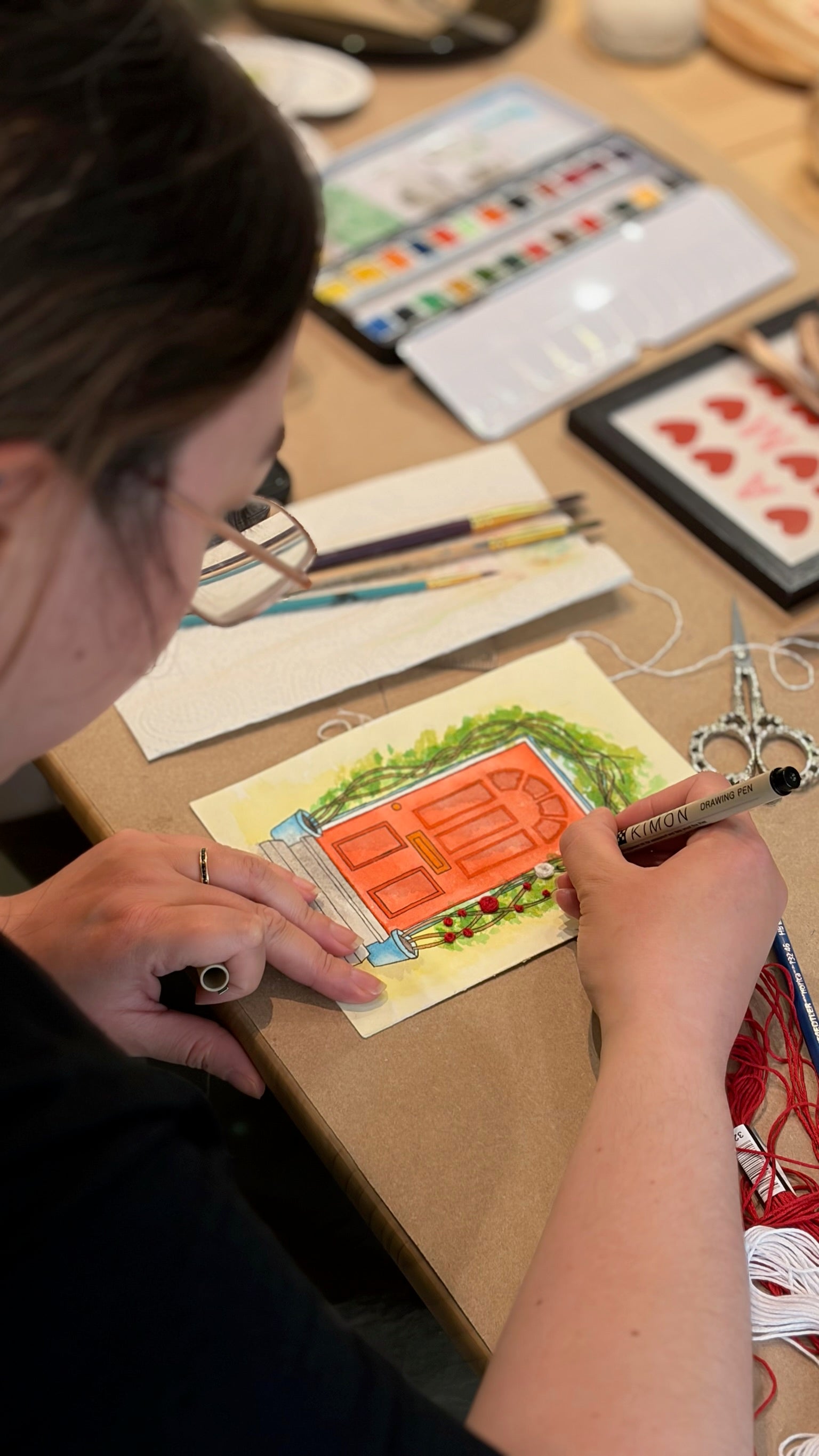 12/06 - Embroidered Watercolor Painting Workshop