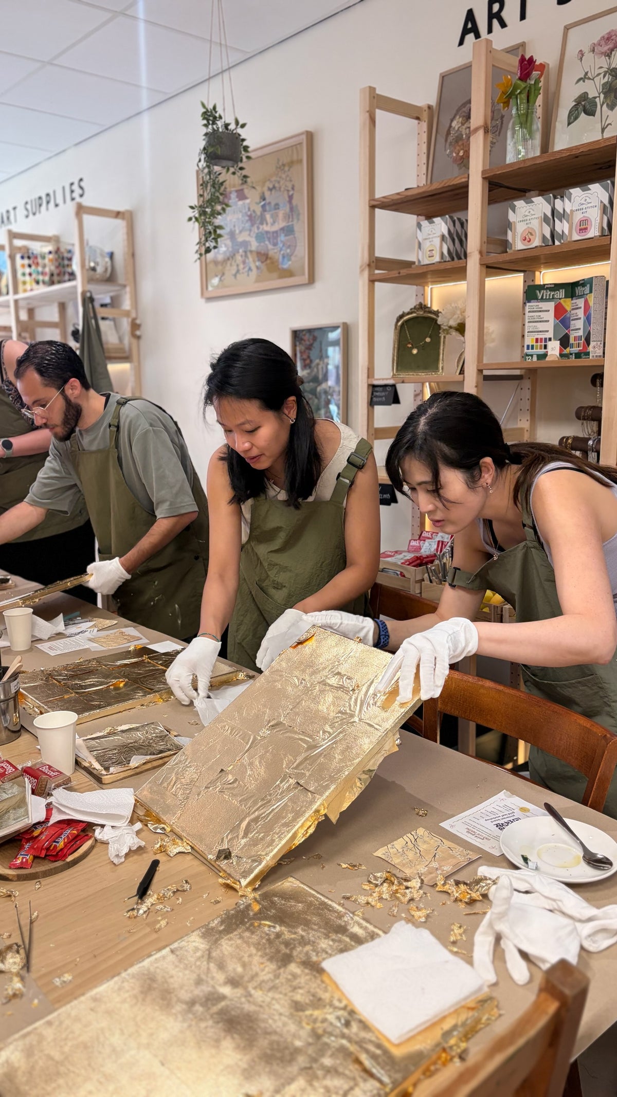 Gold Leaf Painting Workshop