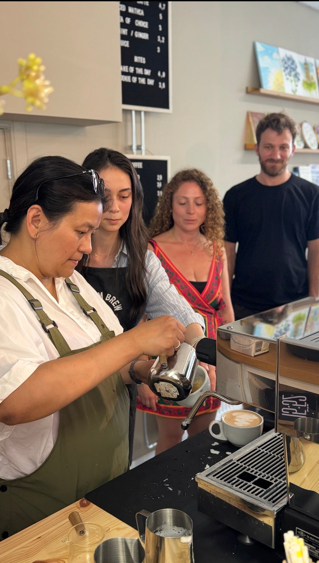 11/09 - Coffee Workshop & Spill Art Painting