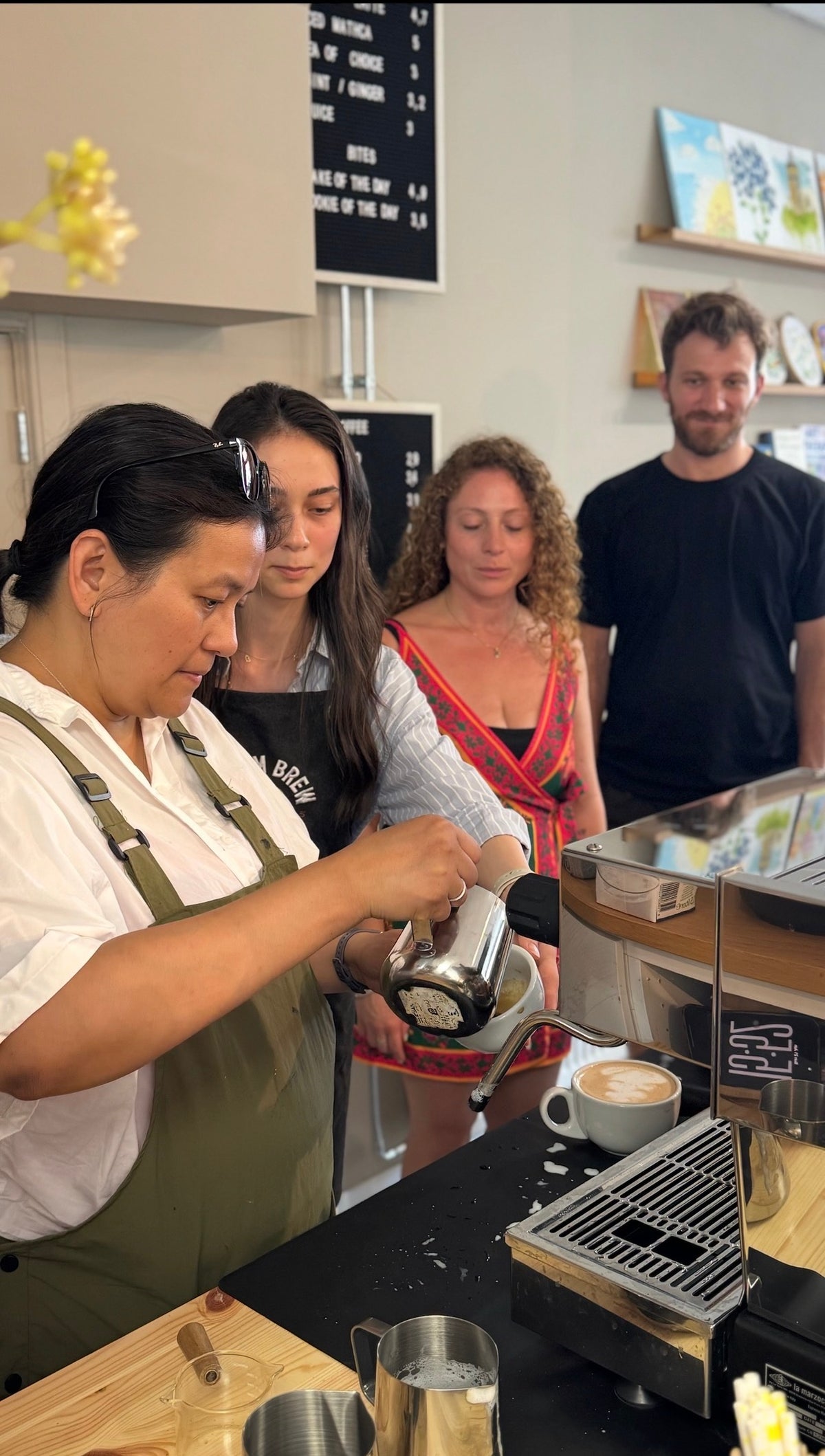 11/09 - Coffee Workshop & Spill Art Painting