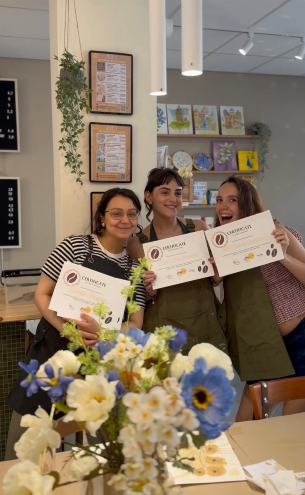 11/09 - Coffee Workshop & Spill Art Painting