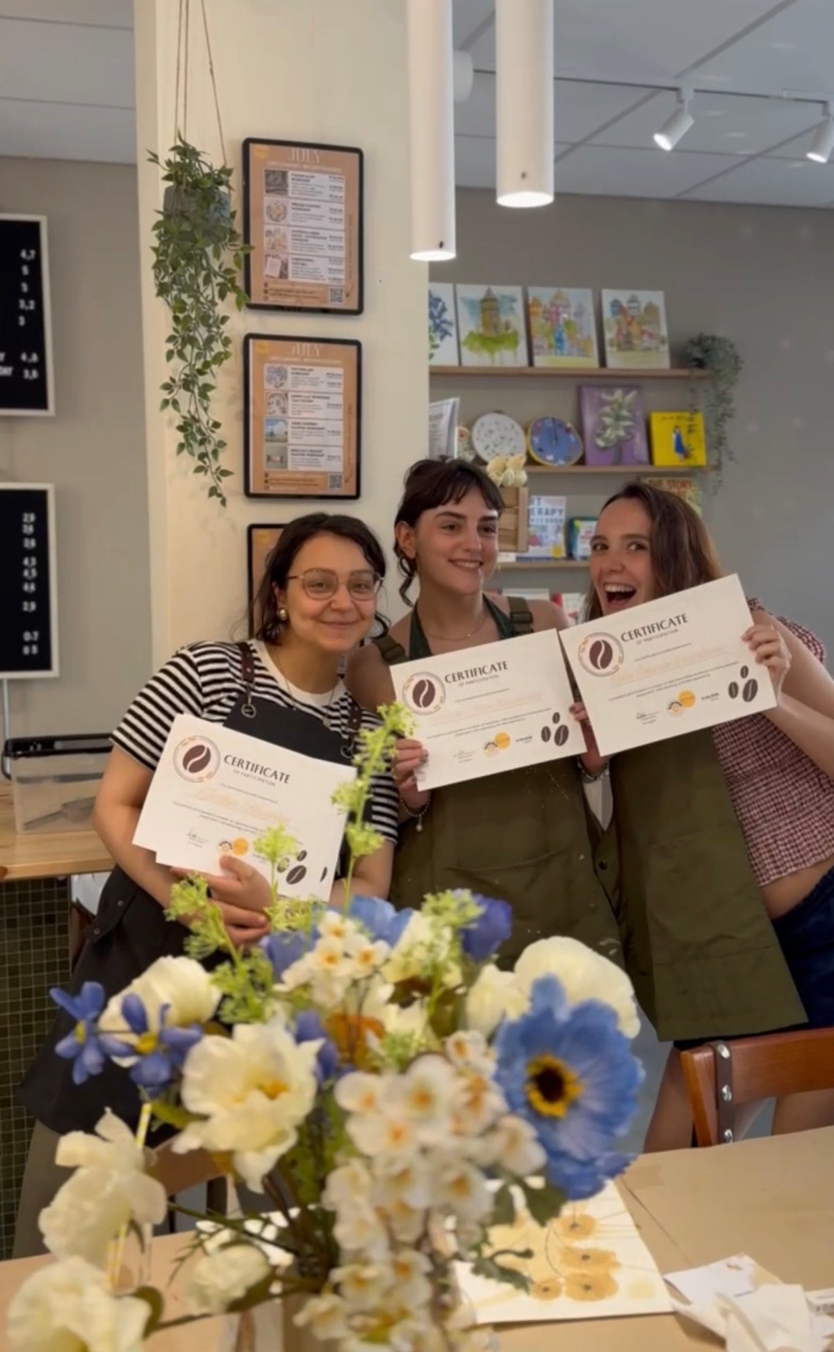 11/09 - Coffee Workshop & Spill Art Painting