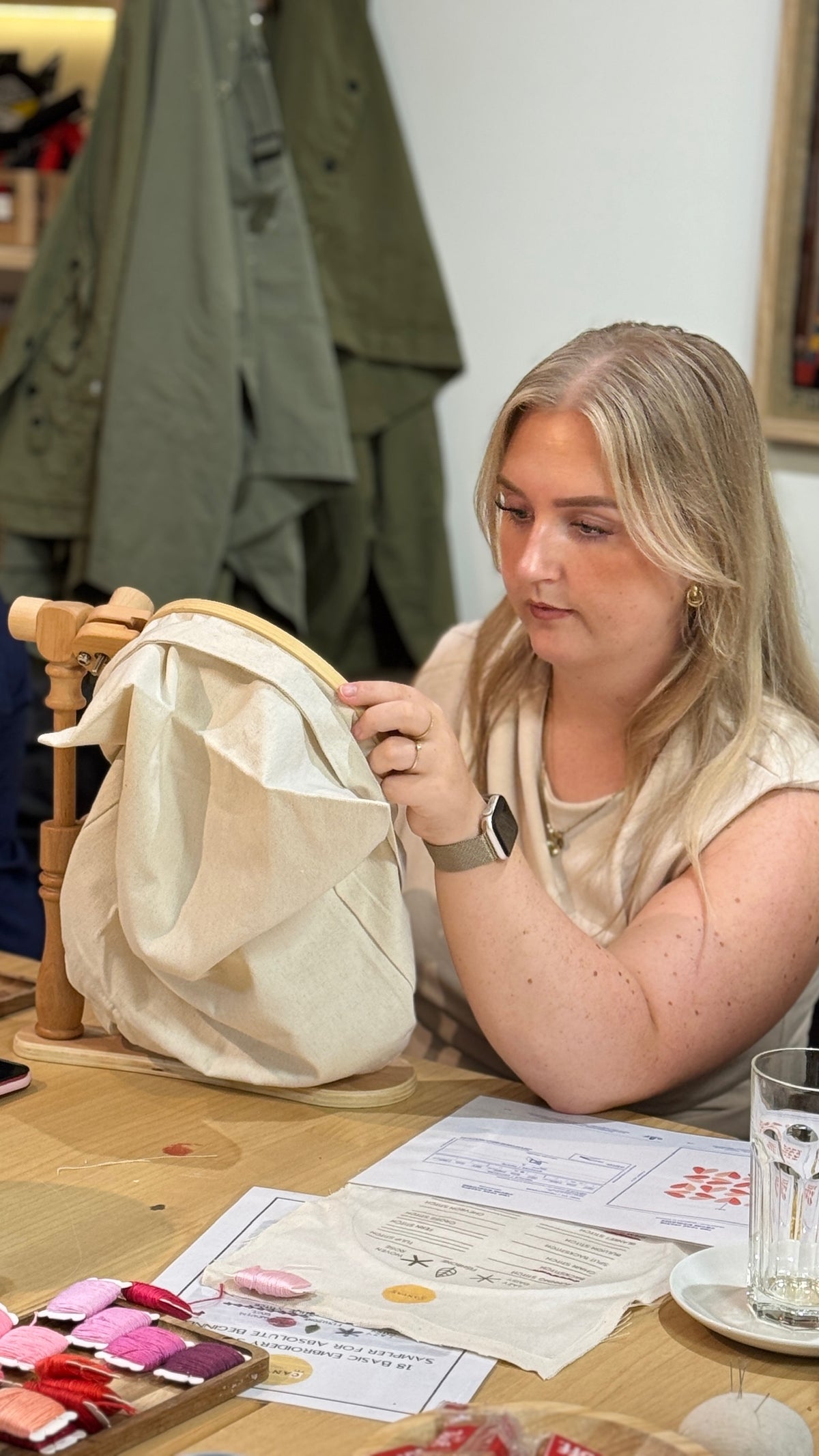 Embroidered Tote Bag Workshop
