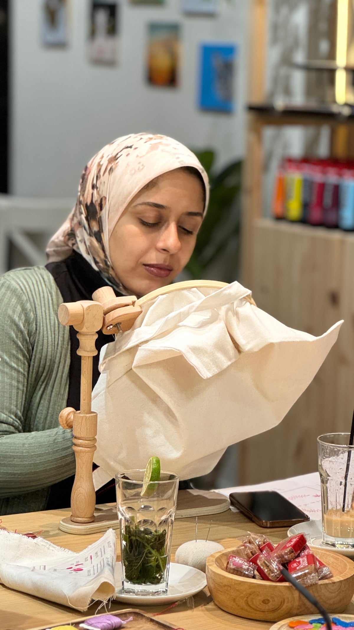 Embroidered Tote Bag Workshop