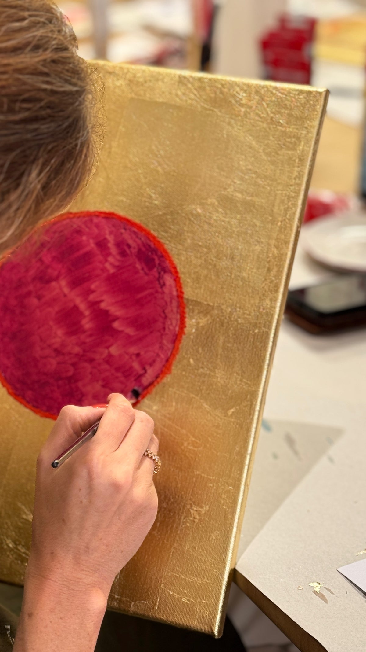 Gold Leaf Painting Workshop