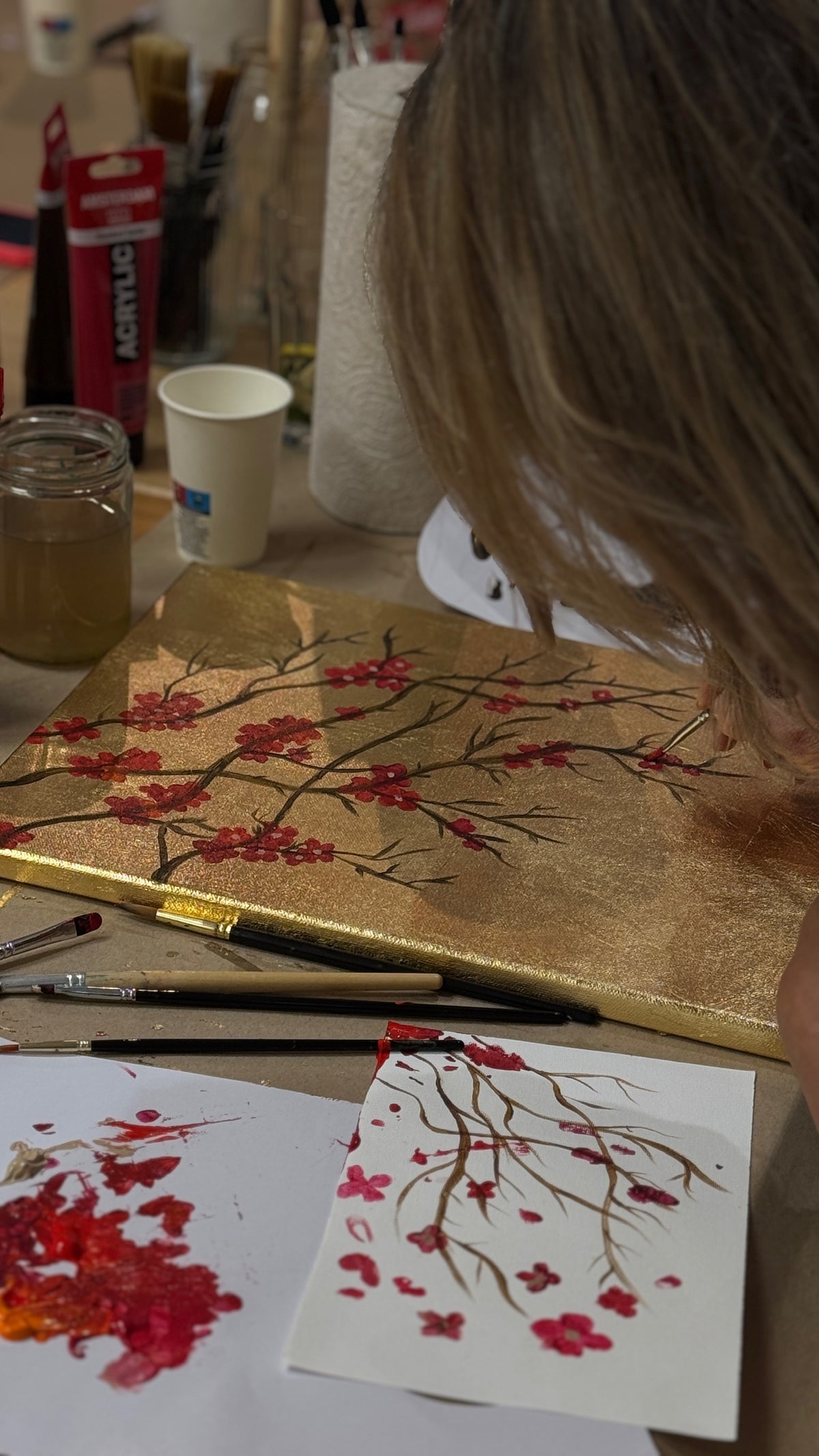 Gold Leaf Painting Workshop