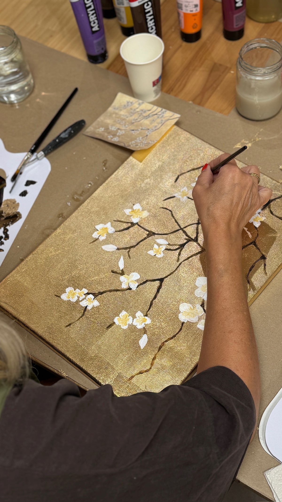 Gold Leaf Painting Workshop