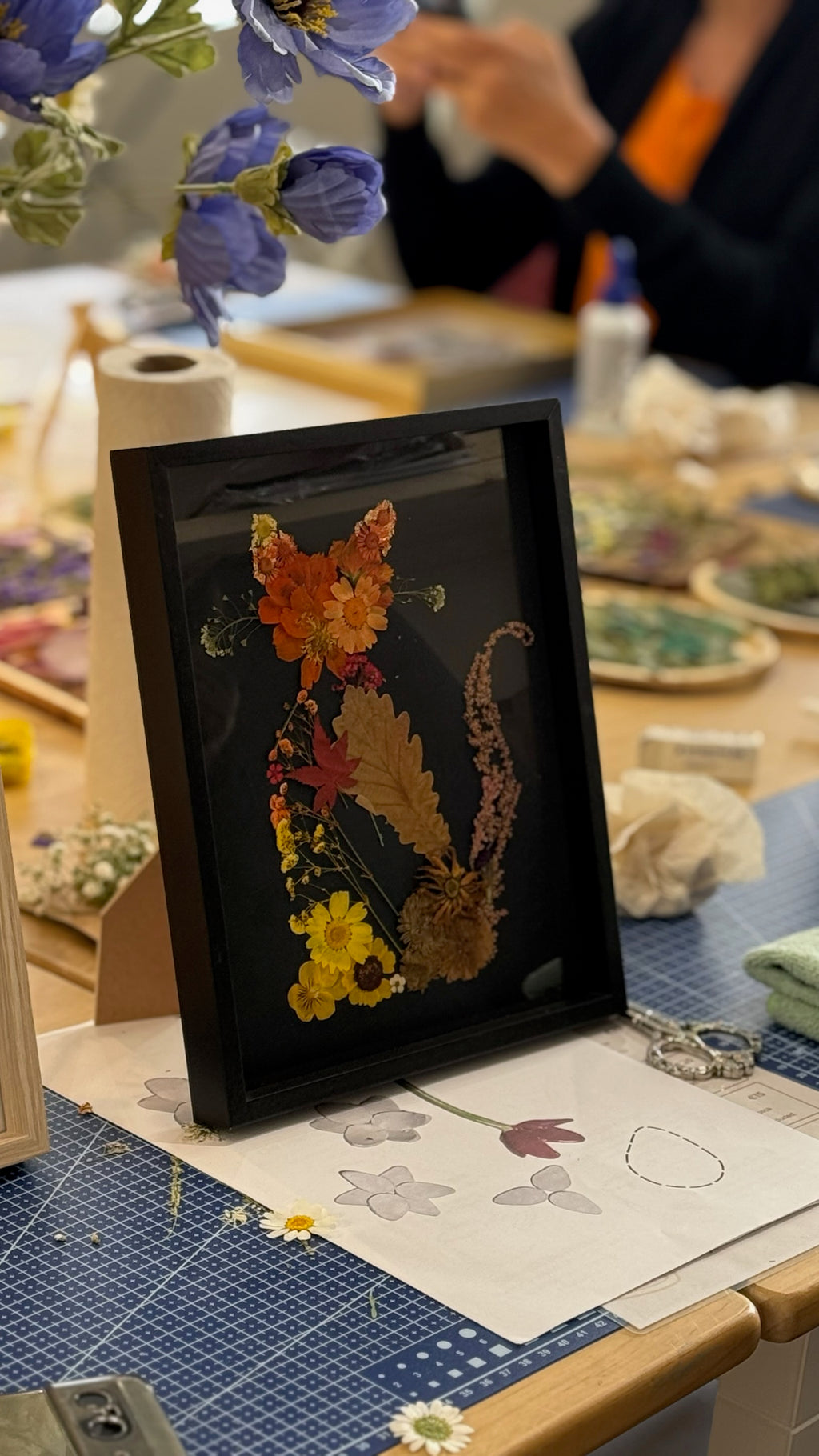 06/06- Pressed Floral Art Workshop
