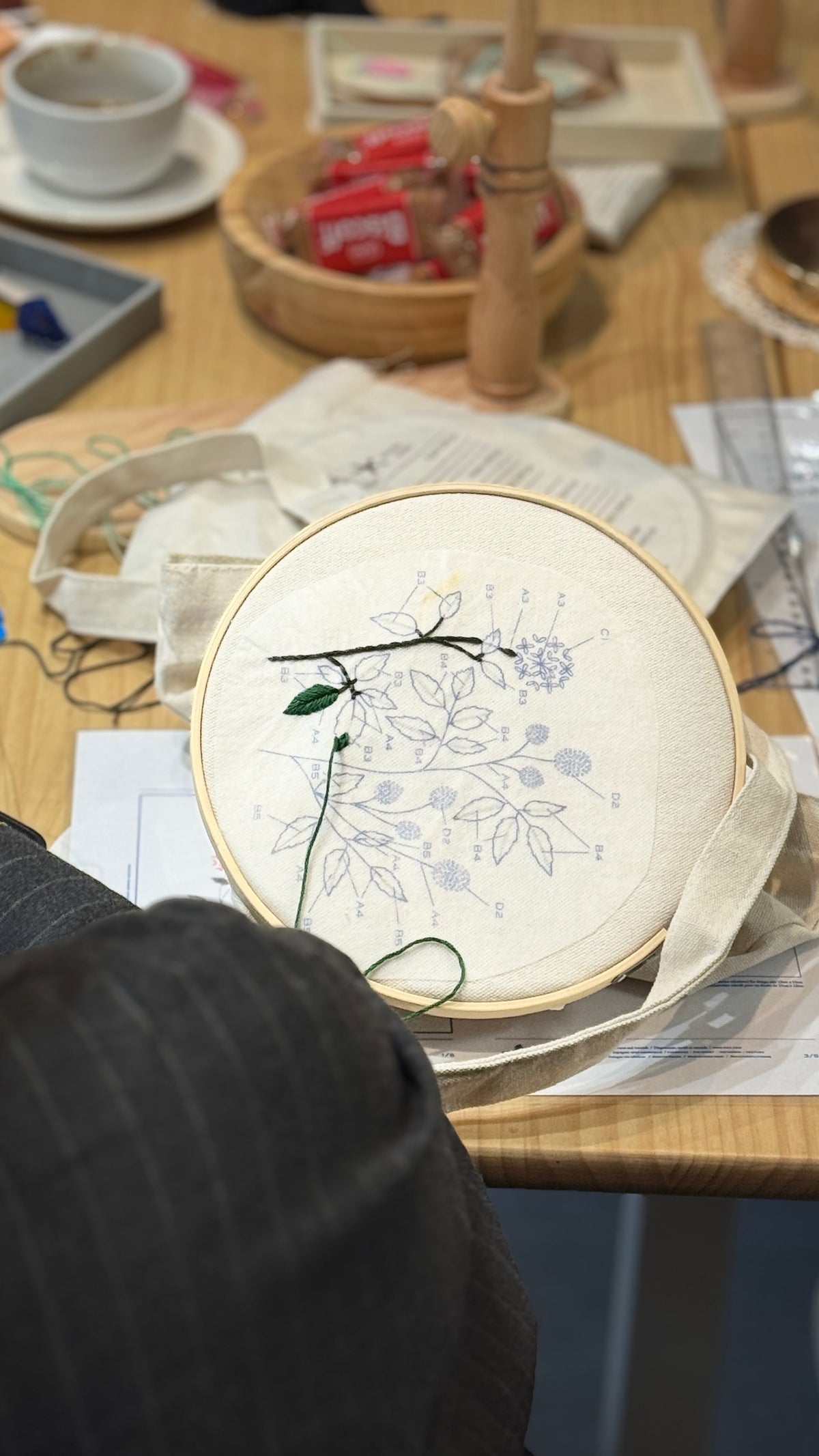 Embroidered Tote Bag Workshop