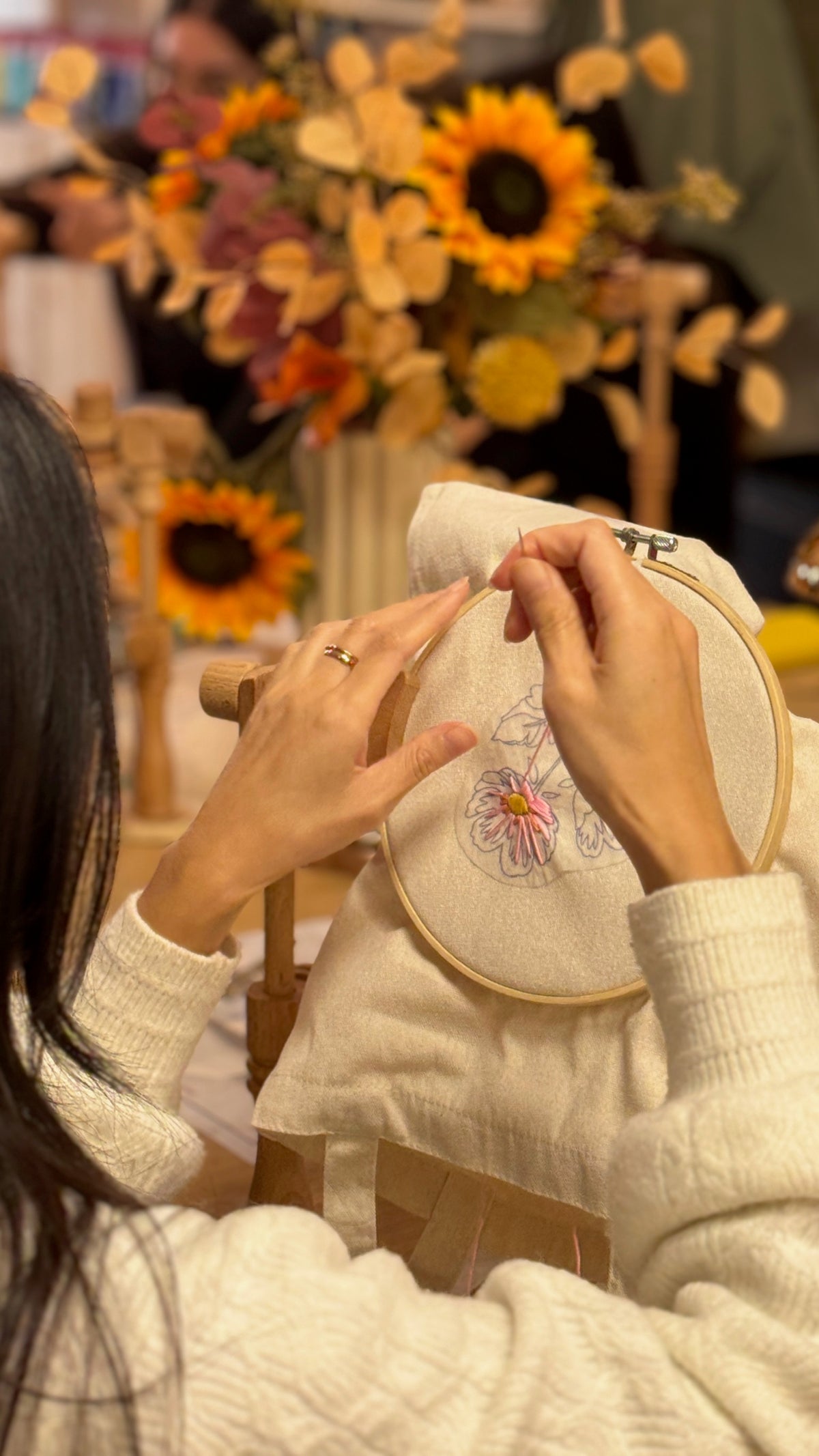 Embroidered Tote Bag Workshop