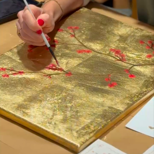 05/07 - Gold Leaf Painting Worskhop