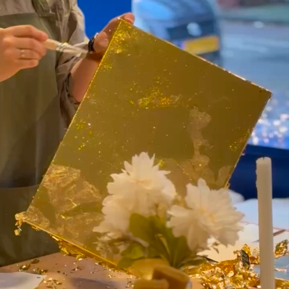 05/07 - Gold Leaf Painting Worskhop