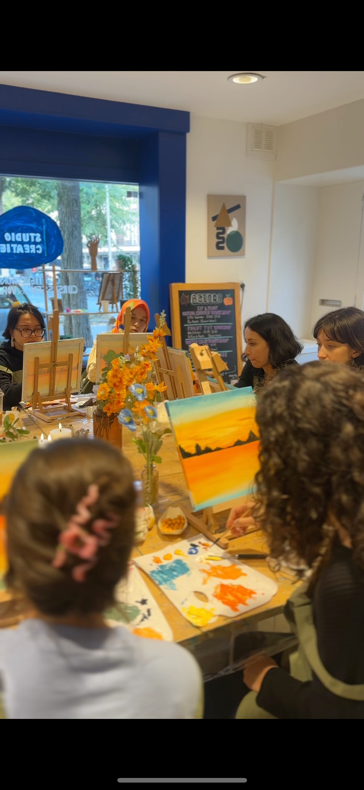 03/05 - Dreamy Sunset Acrylic Painting Workshop