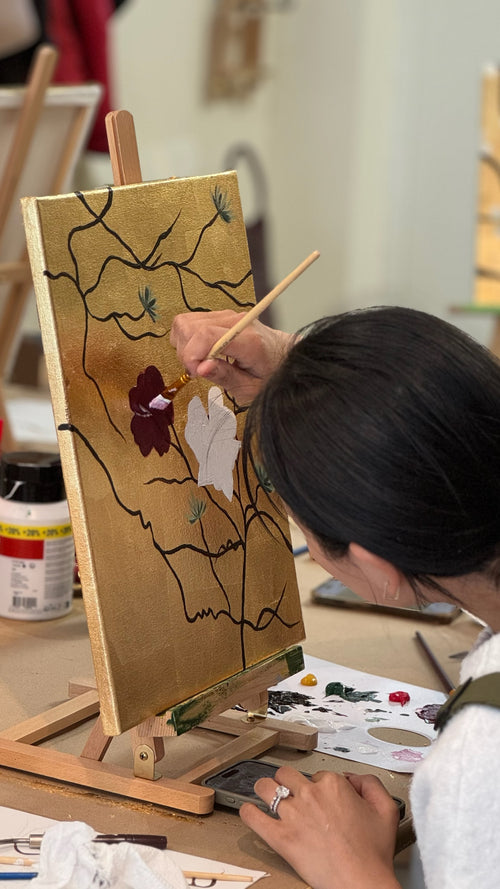 03/10 - Gold Leaf Painting Worskhop