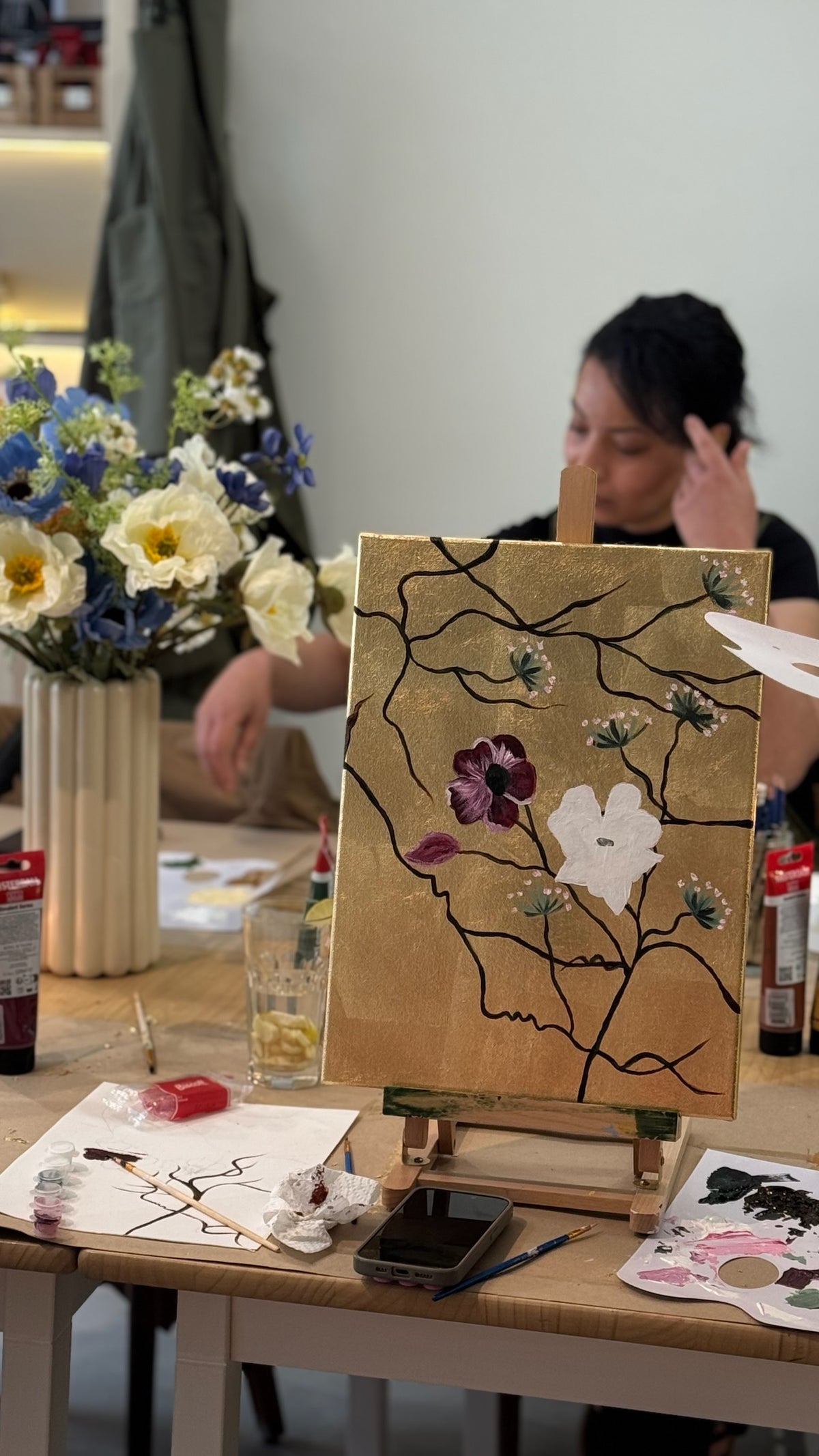 03/10 - Gold Leaf Painting Worskhop