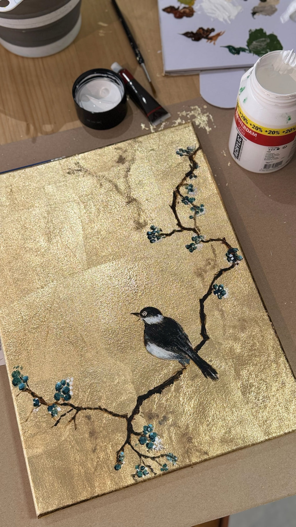 03/10 - Gold Leaf Painting Worskhop