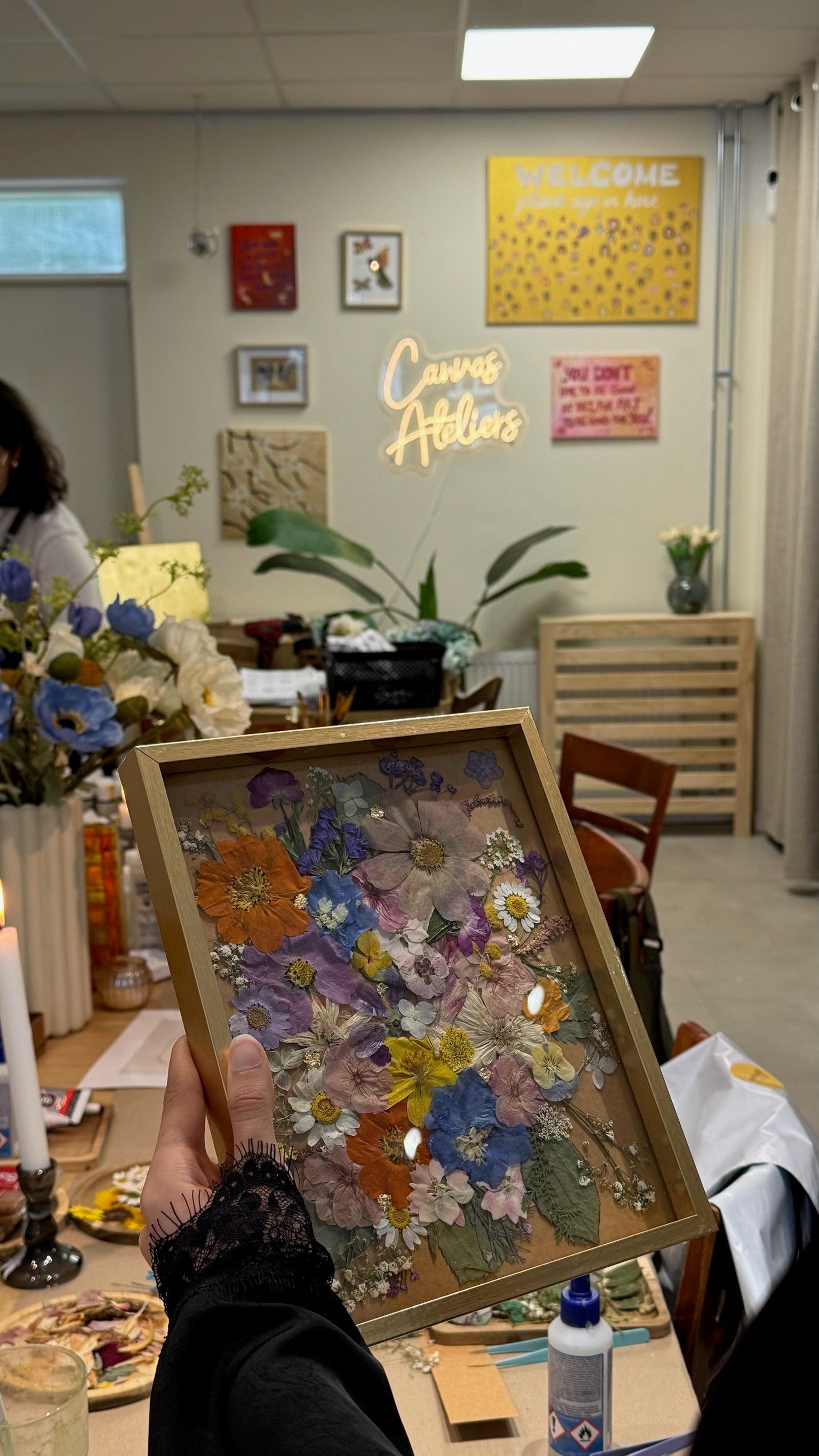 22/07 - Pressed Floral Art Workshop