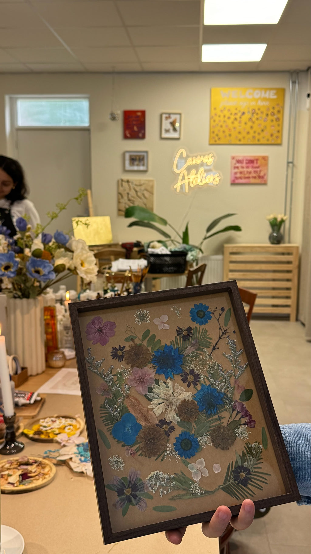 22/07 - Pressed Floral Art Workshop
