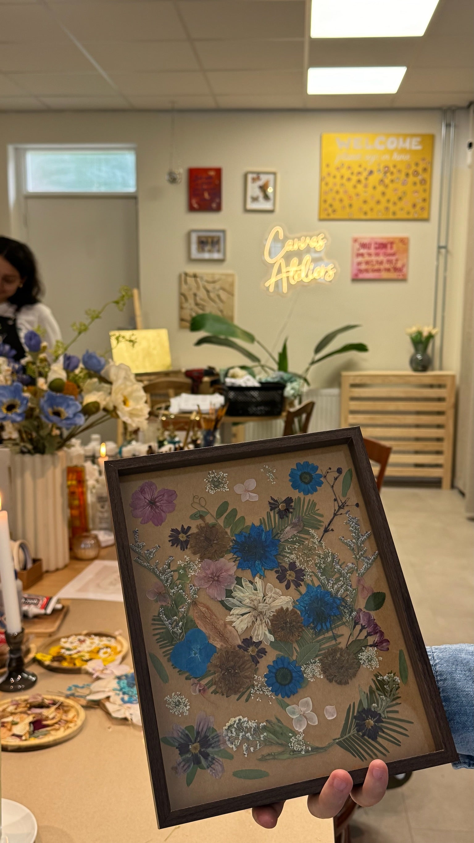 22/07 - Pressed Floral Art Workshop