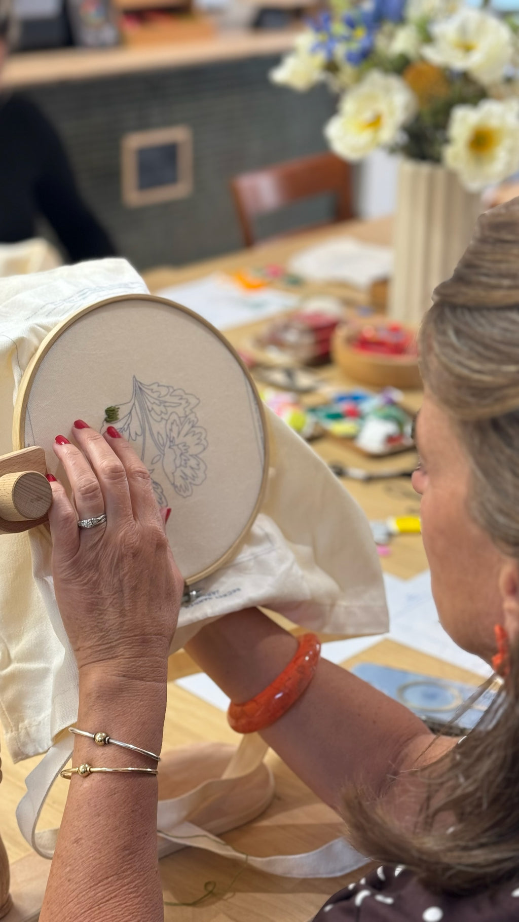20/09- Embroidered Tote Bag Workshop