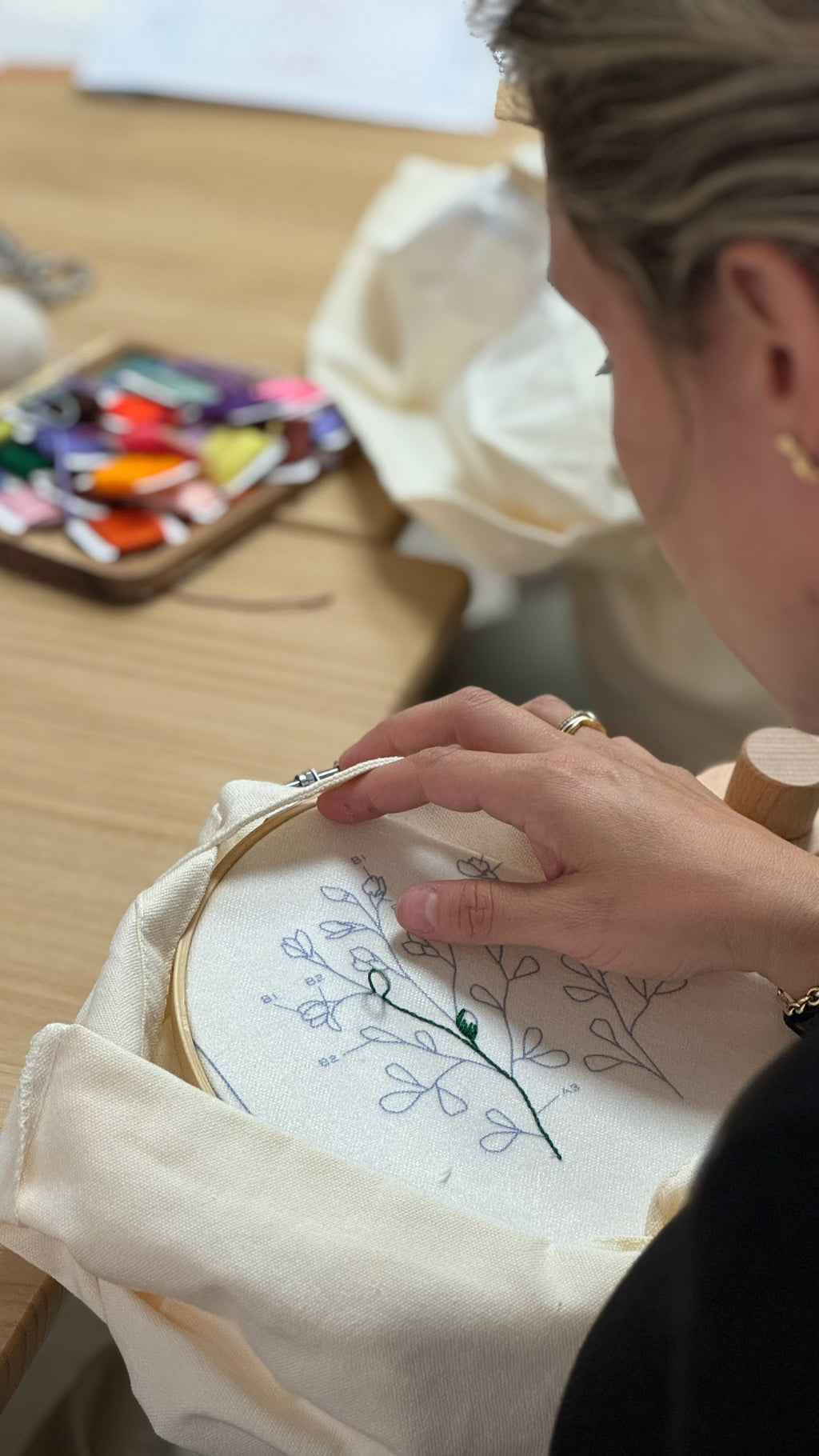 20/09- Embroidered Tote Bag Workshop