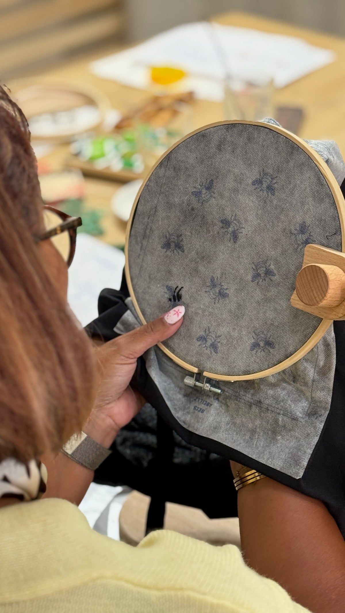 20/09- Embroidered Tote Bag Workshop