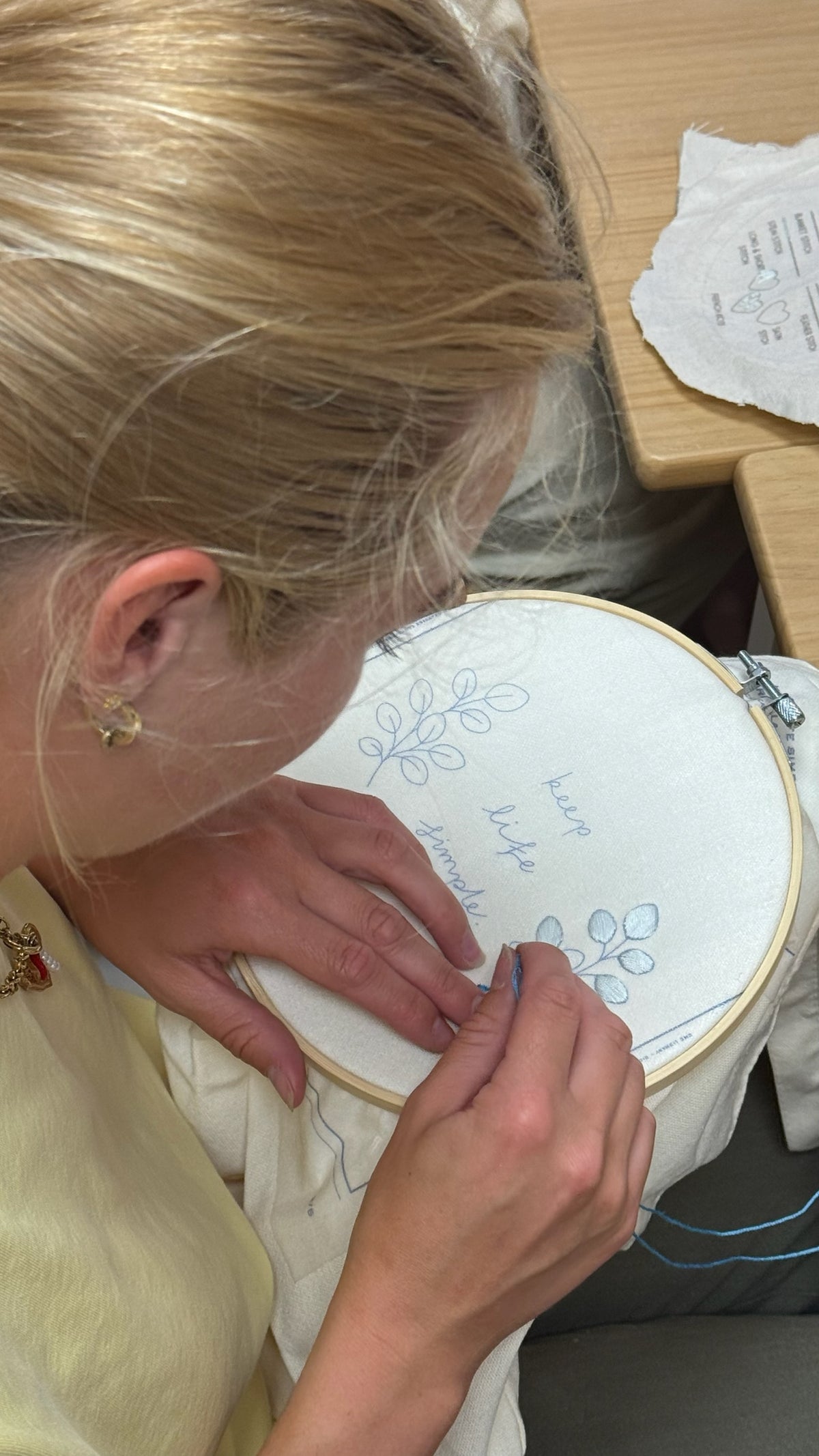 20/09- Embroidered Tote Bag Workshop