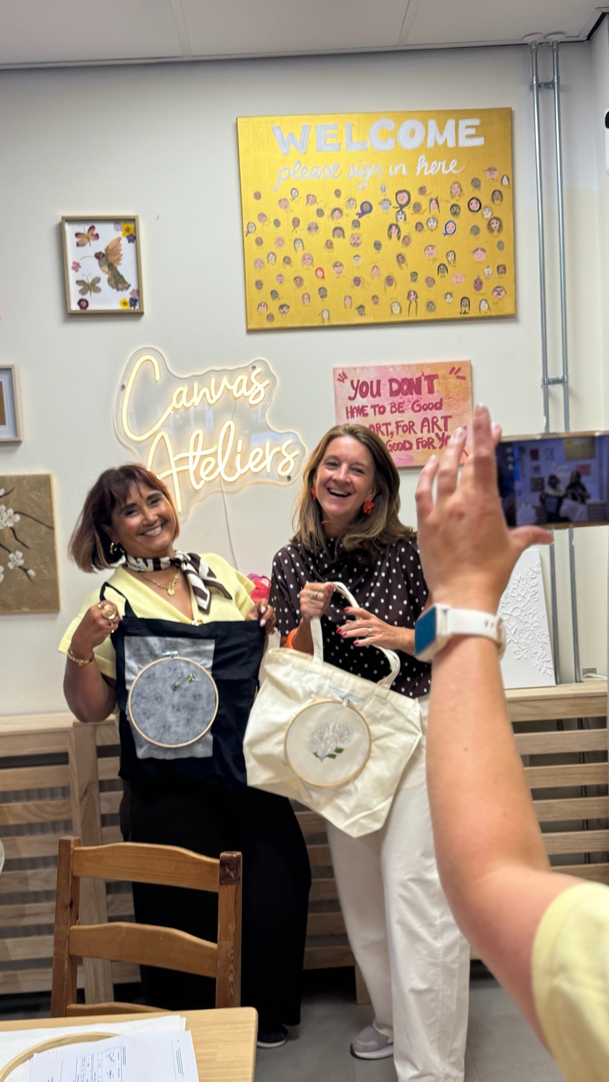 20/09- Embroidered Tote Bag Workshop