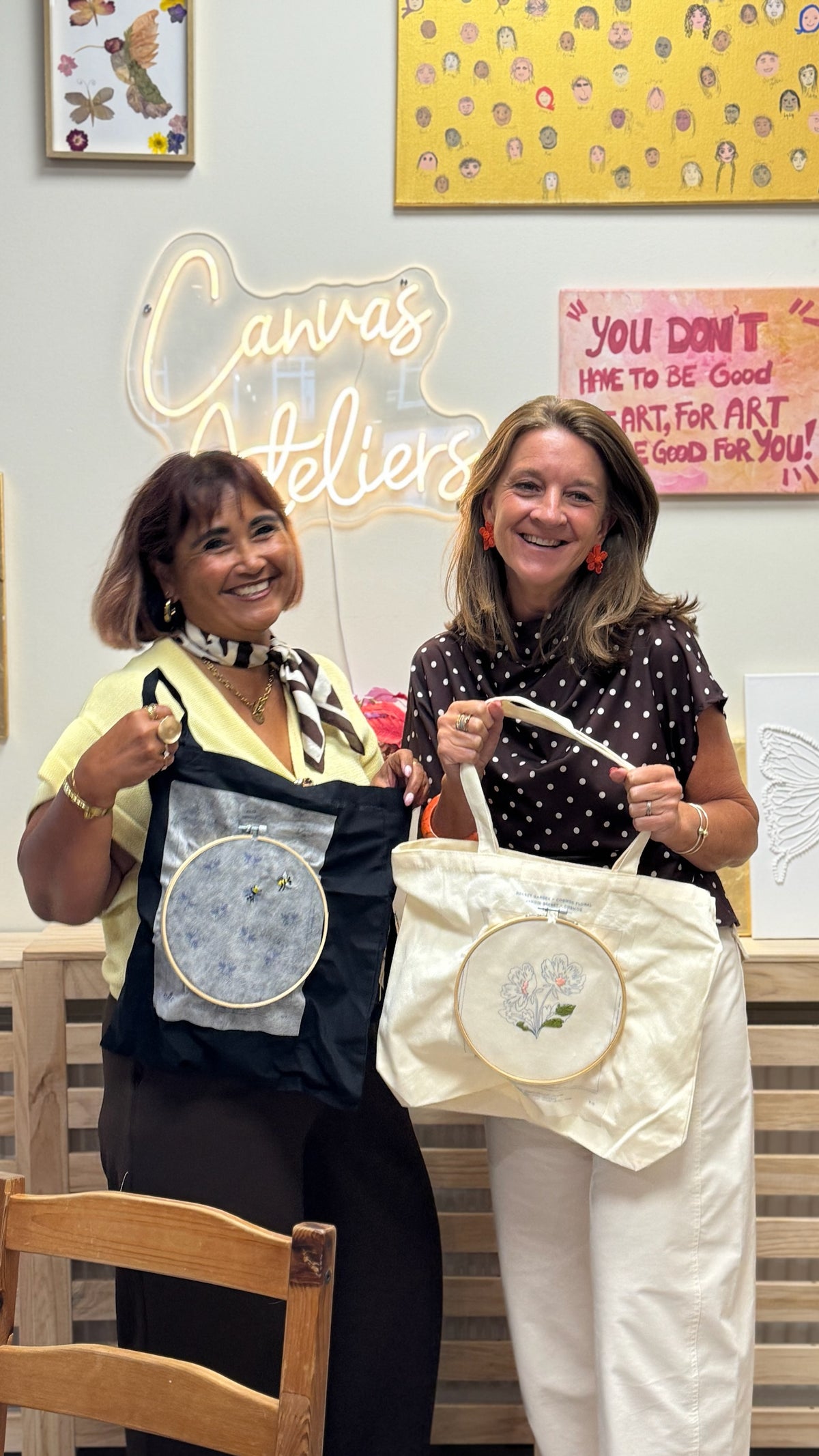 Embroidered Tote Bag Workshop