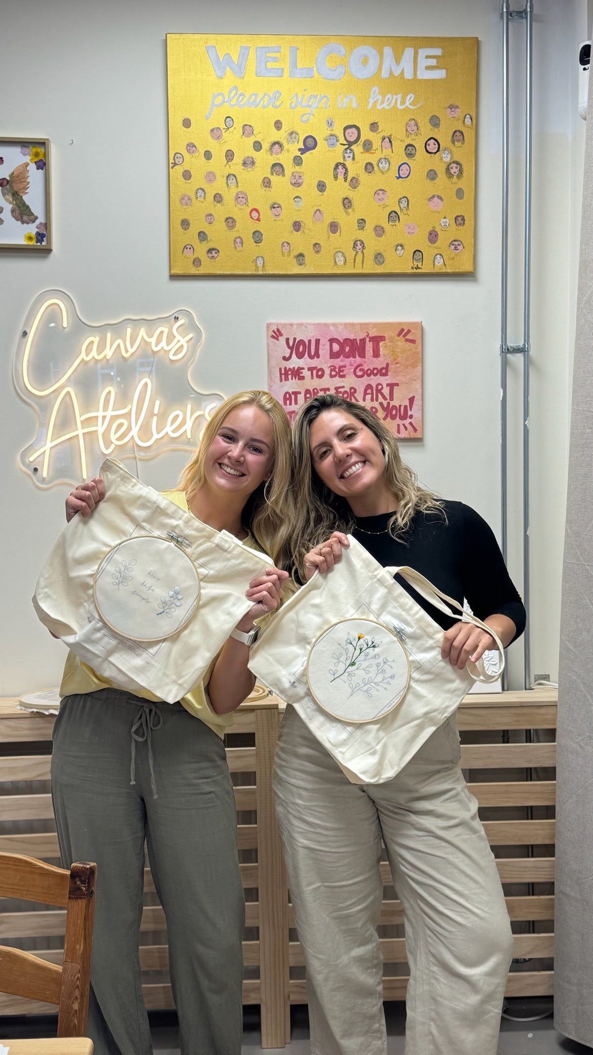 20/09- Embroidered Tote Bag Workshop