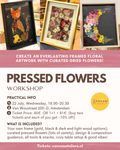 22/07 - Pressed Floral Art Workshop