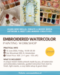 12/06 - Embroidered Watercolor Painting Workshop