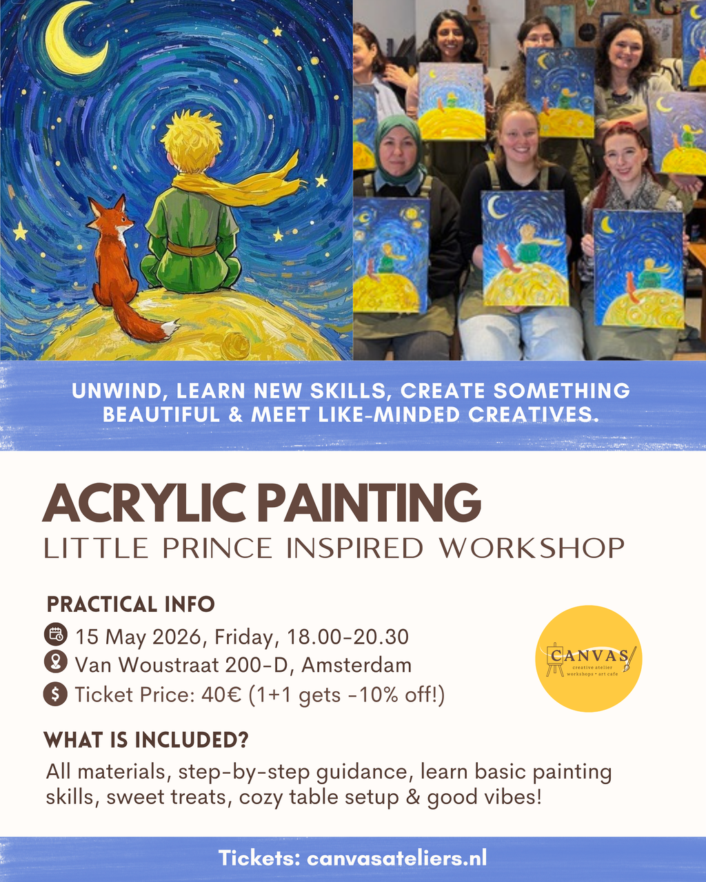 15/05 - Little Prince Inspired Painiting Workshop